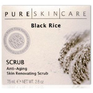 NWT Pure Skin Care Black Rice Anti-aging Line Reducing Face Scrub ~ 2.6 oz
